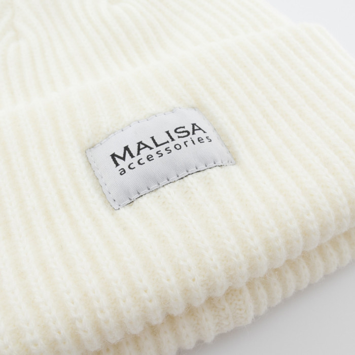 Шапка Malisa ДЖОКЕР молочний