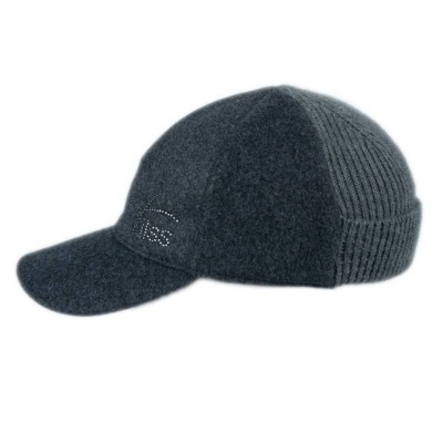 Бейсболка Vilss MONACO Vilss STRASS cashemir d.grey/d.grey (т.сірий/т.сірий) 57-59