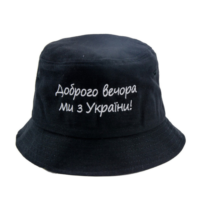 Панама Vilss ДОБРОГО ВЕЧОРА чорний/білий р.60-61