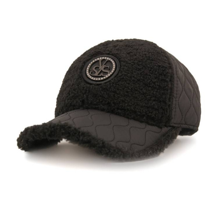 Бейсболка Vilss decor MONE (B.Alba-Sei) teddy01/PL Black Vilss black (чорний) 57-58