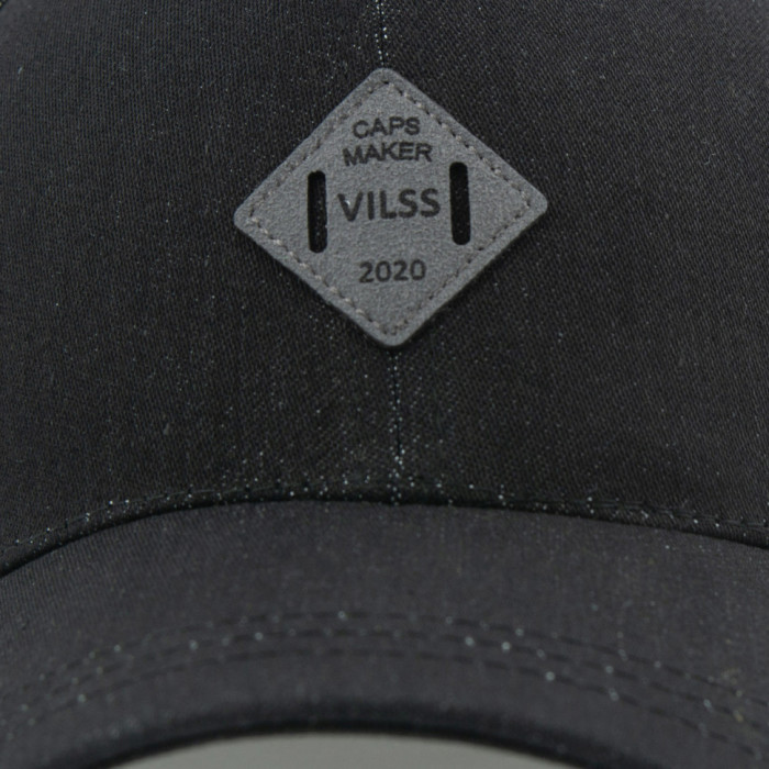 Бейсболка Vilss shevron denim B.TRATTO JStr black v89/13 black (чорна) 60-61