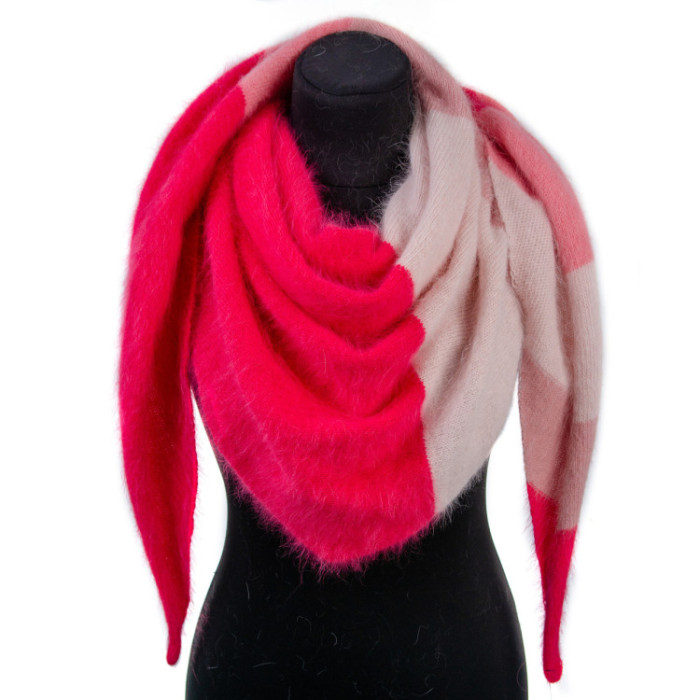 Косинка Malisa БУШЕ №33 фуксія  персик  зефір  перламутр