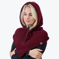 Капор Malisa ПАЛЕРМО 333 бургунді