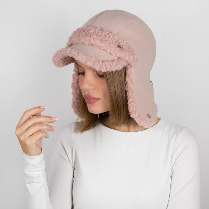 Шапка Vilss REGINA Cashmere Ram Шапка Vilss silver latte/d.powder (латте/т.пудра)