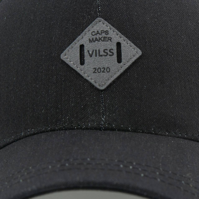 Бейсболка Vilss shevron denim B.TRATTO JStr black v89/13 black (чорна) 57-58