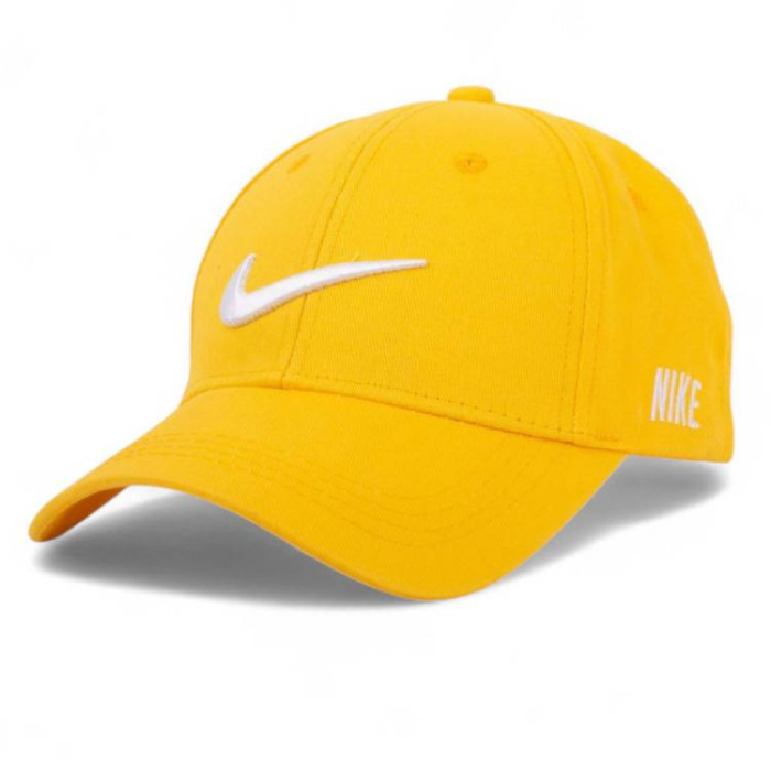 Бейсболка Liss Nike КЛЮЧКА бік напис жовтий/білий