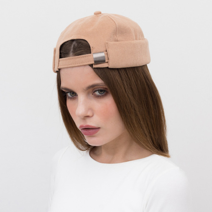 Бейсболка SumWin ДОКЕРКА котон ш.поле т.бежевий