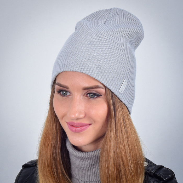 Шапка Malisa ТВІСТ 387 св.сірий