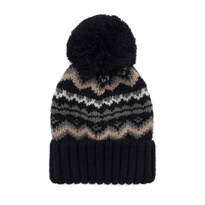 Шапка Malisa ВОЯЖ (ш) №2 чорний оливковий солома