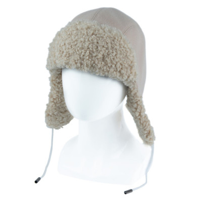 Шапка Vilss INVERNO Cashmere Ram linen/l.beige (льон/св.беж)