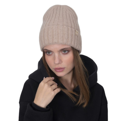 Шапка Malisa ЛАТІНА бежевий