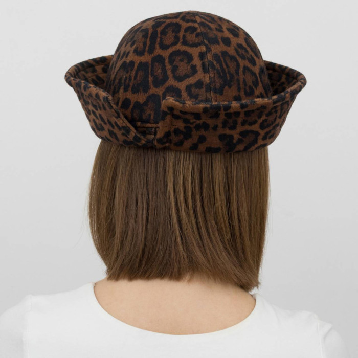 Капелюх Vilss cashemir SAILOR COLLARE 2 Vilss Limited bl.nickel Leopard (леопард коричн.) 56-57