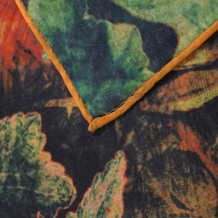 Хустка LAIMIZZ 70*70 Мальва чорний/зелений/червоний