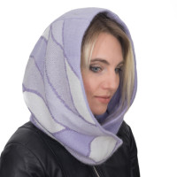 Капор Malisa КАТАЛЕЯ №2 бузок білий
