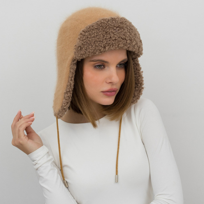 Шапка Vilss INVERNO Angora Ram Vilss Limited silver sienna/mocha (сієна/моко)