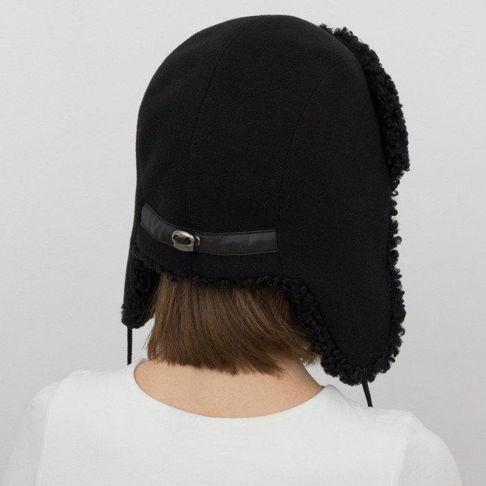 Шапка Vilss INVERNO Cashmere Ram black/black (чорний/чорний)