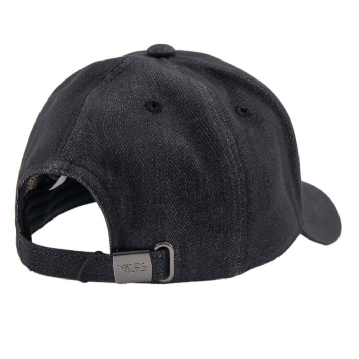 Бейсболка Vilss metal denim B.JORDAN 386-mv8 b.nickel black (чорна) 57-58