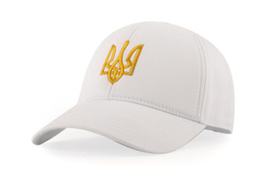Бейсболка SumWin ГЕРБ білий/золото