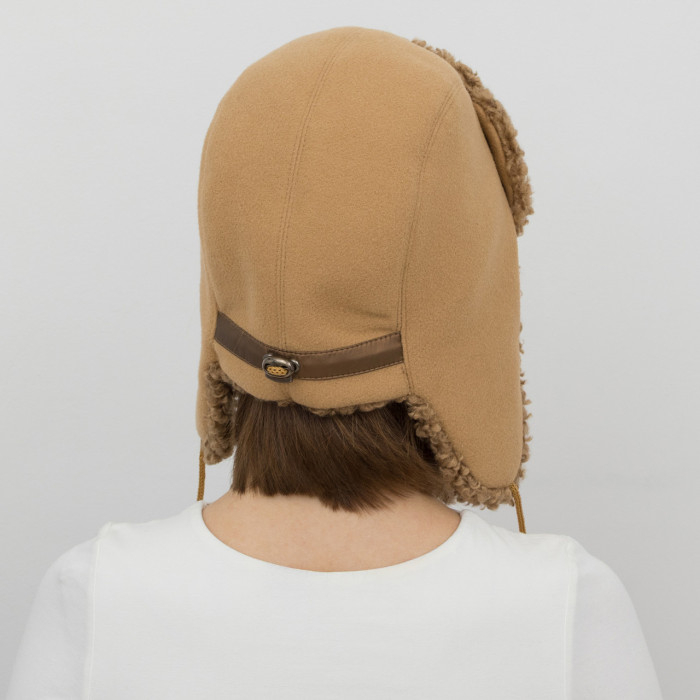 Шапка Vilss INVERNO Cashmere Ram nut/nut (горіх/горіх)