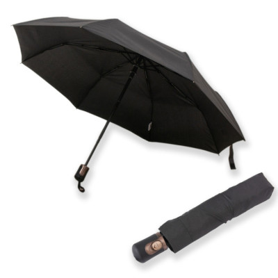 Парасолька складана автомат Magic Rain 7001 чорний 3 сл.,8 сп.
