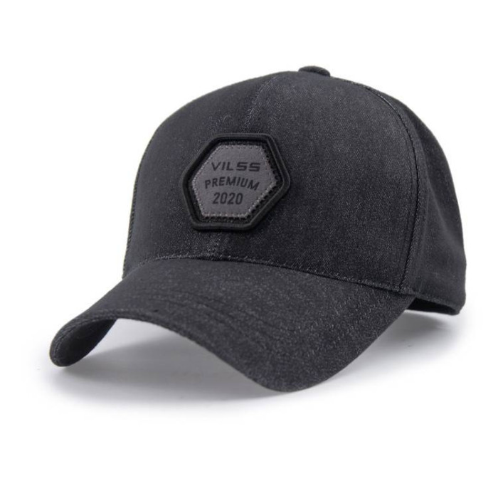 Бейсболка Vilss shevron denim B.JORDAN 386-v80/13 black (чорна) 57-58