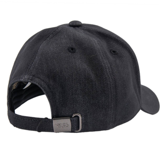 Бейсболка Vilss metal denim B.JORDAN 386-mv8 b.nickel black (чорна) 59-60