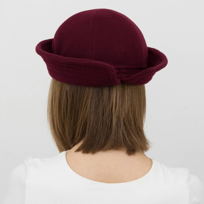 Капелюх Vilss cashemir SAILOR COLLARE2 Vilss Limited silver Marsala (марсала) 56-57