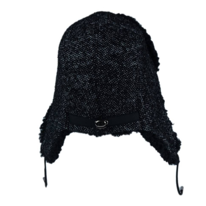 Шапка Vilss INVERNO Fiore Italy Ram zebra lurex/black (зебра люрекс/чорний)
