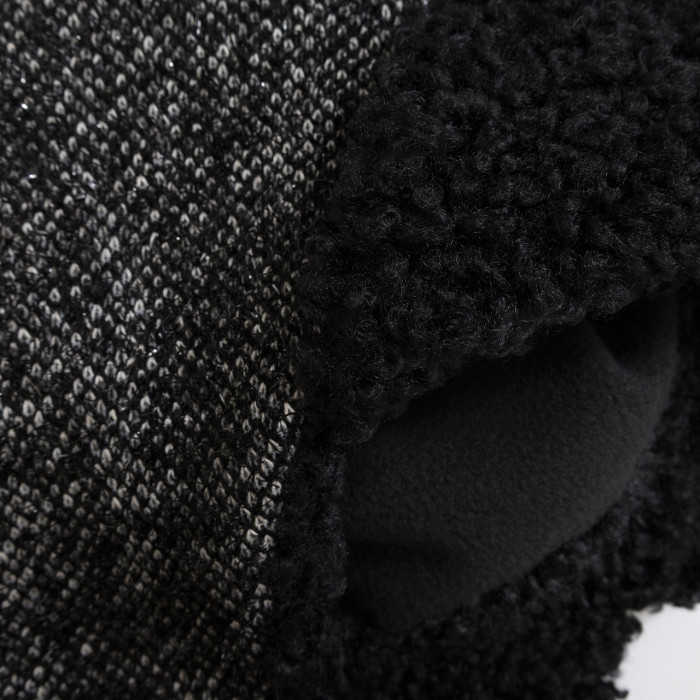 Шапка Vilss INVERNO Fiore Italy Ram zebra lurex/black (зебра люрекс/чорний)