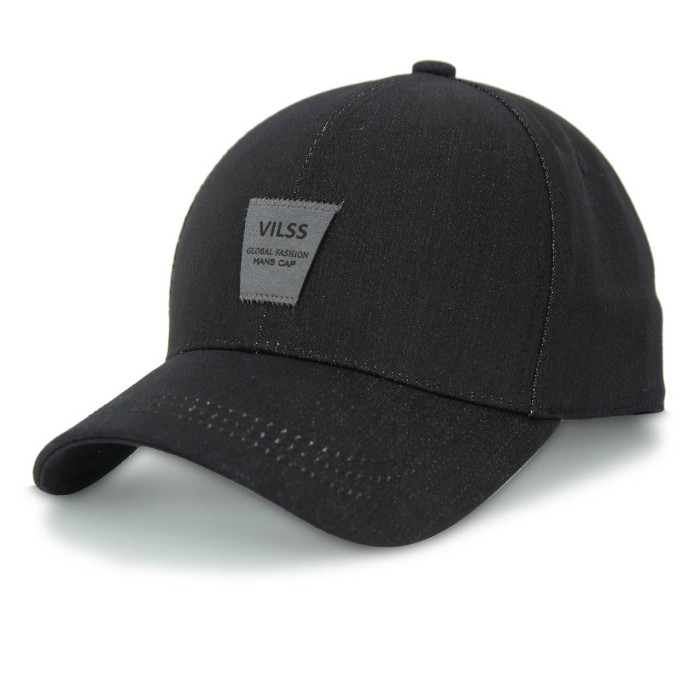 Бейсболка Vilss shevron denim B.TRATTO JStr black v88/13 black (чорна) 57-58