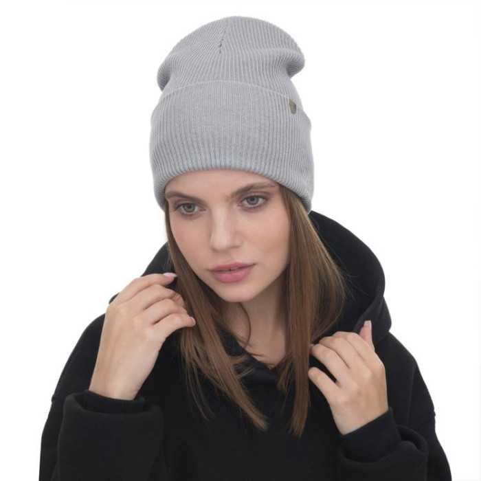 Шапка Malisa РІВ'ЄРА 387 св.сірий