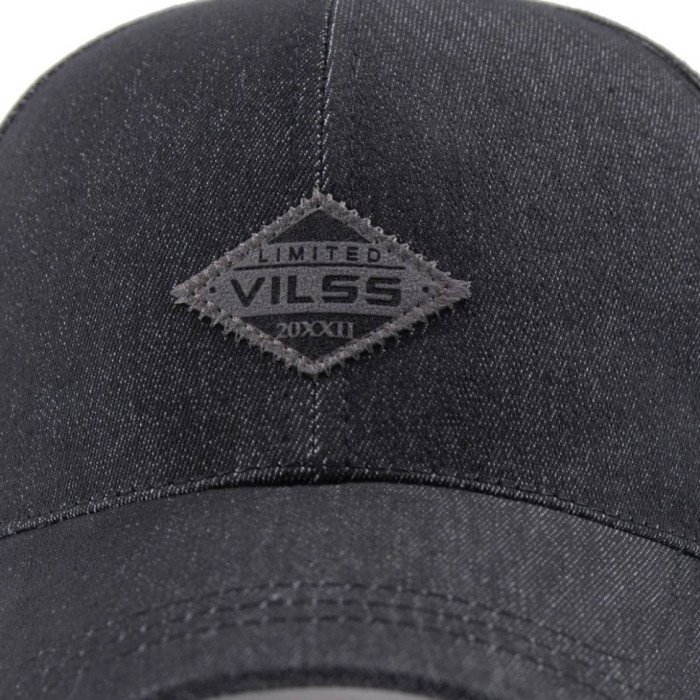 Бейсболка Vilss shevron denim B.JORDAN 386-v61/13 black (чорна) 57-58