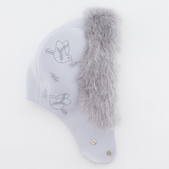 Капор Vilss decor chash/fox DECOR CONERENTOLA FUR F (ней/світло-сірий)