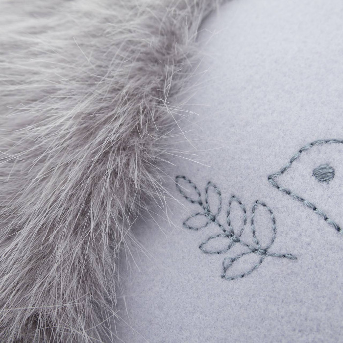 Капор Vilss decor chash/fox DECOR CONERENTOLA FUR F (ней/світло-сірий)