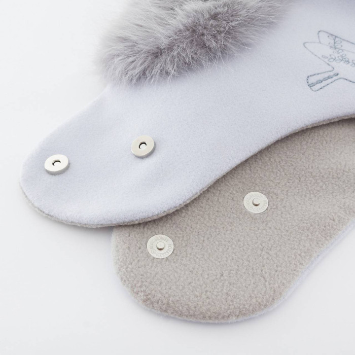 Капор Vilss decor chash/fox DECOR CONERENTOLA FUR F (ней/світло-сірий)