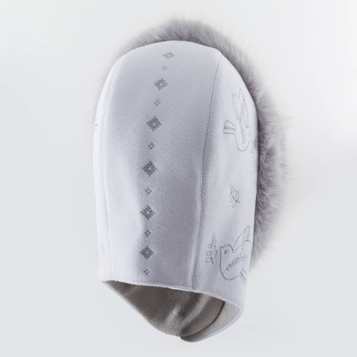 Капор Vilss decor chash/fox DECOR CONERENTOLA FUR F (ней/світло-сірий)