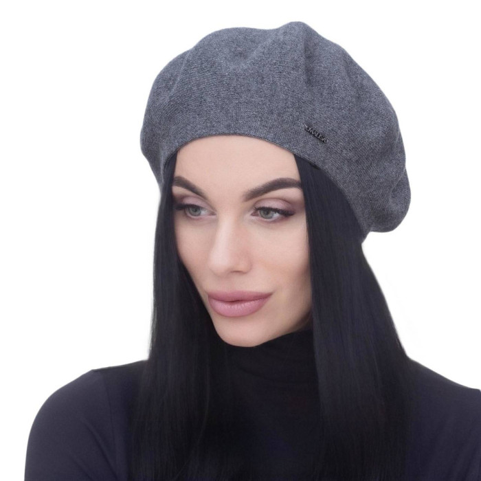 Берет Malisa АМЕЛІ т.сірий