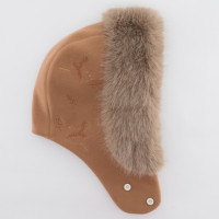Капор Vilss decor chash/fox DECOR CONERENTOLA FUR (кемел/кофе)