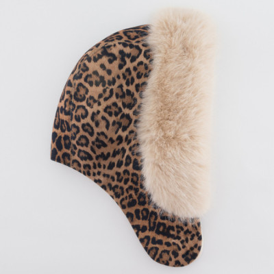Капор Vilss empty chash/fox DECOR CONERENTOLA FUR (лео беж/св.беж)