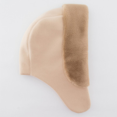 Капор Vilss empty chashemir/chinchilla EMPTY CONERENTOLA apricot/dark beige (абрикос/т.беж)