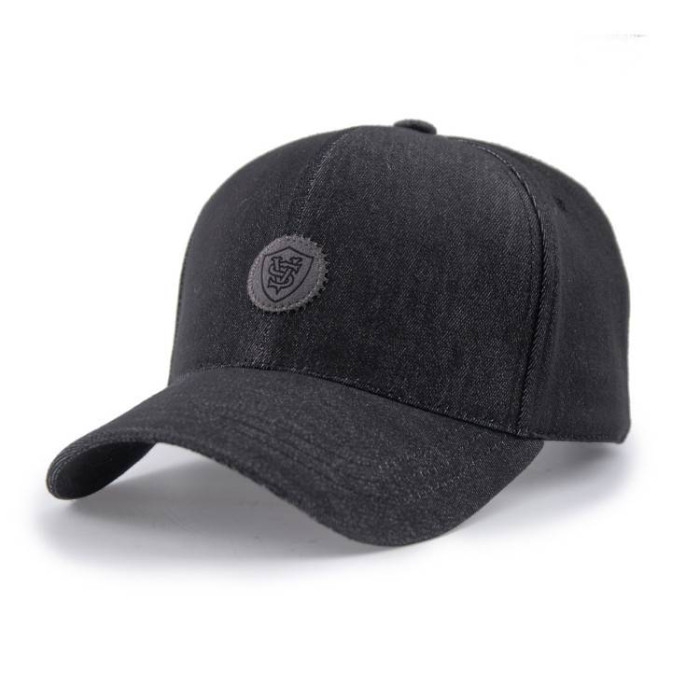 Бейсболка Vilss shevron denim B.JORDAN 386-v68/13 black (чорна) 57-58