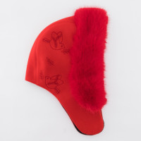 Капор Vilss decor chashemir/fox DECOR CONERENTOLA FUR Red (червоний)