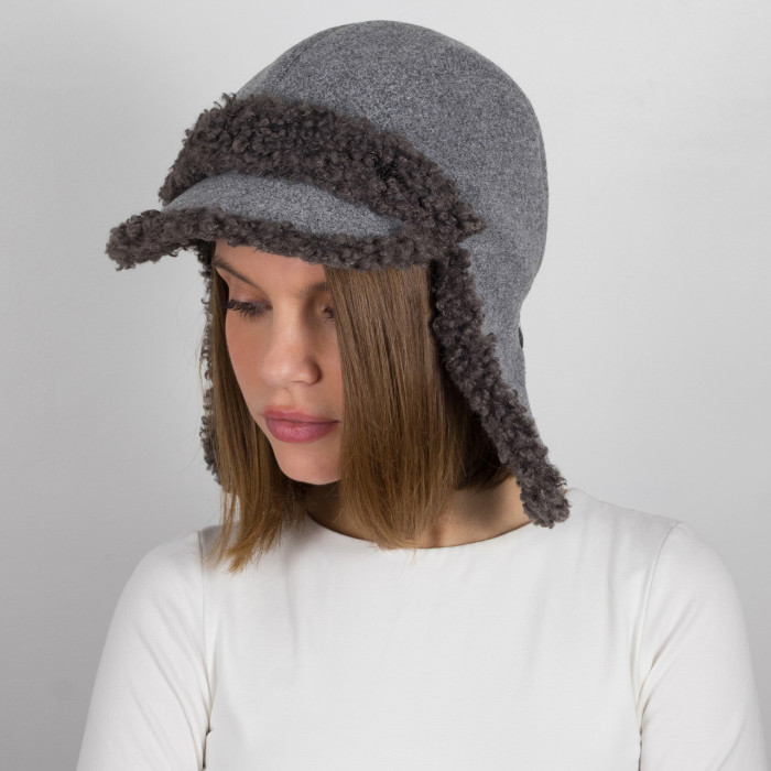 Шапка Vilss REGINA Cashmere Ram Шапка Vilss b.nickel l.grey/asphalt (св.сірий/асфальт)