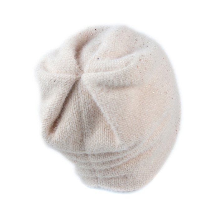Шапка Vilss PIOVERE STRASS Cream (крем)
