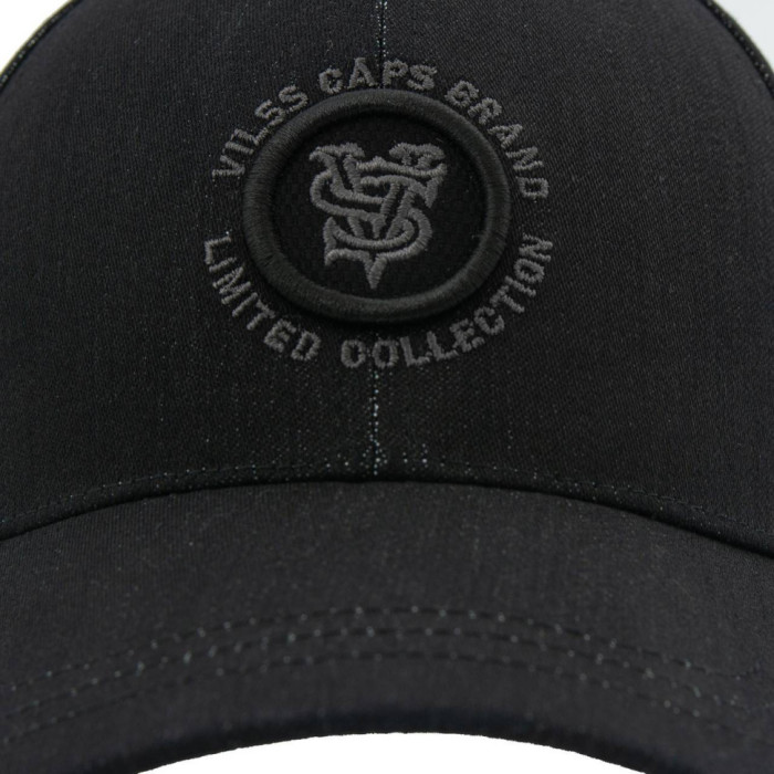 Бейсболка Vilss shevron denim B.TRATTO JStr black/grey v83 black (чорна) 59-60
