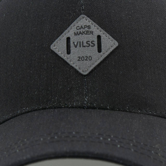 Бейсболка Vilss shevron denim B.TRATTO JStr black v89/13 black (чорна) 58-59