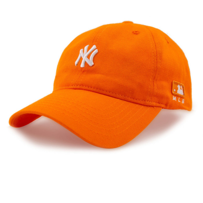 Бейсболка Liss NY маленький м'який MLB помаранч/білий
