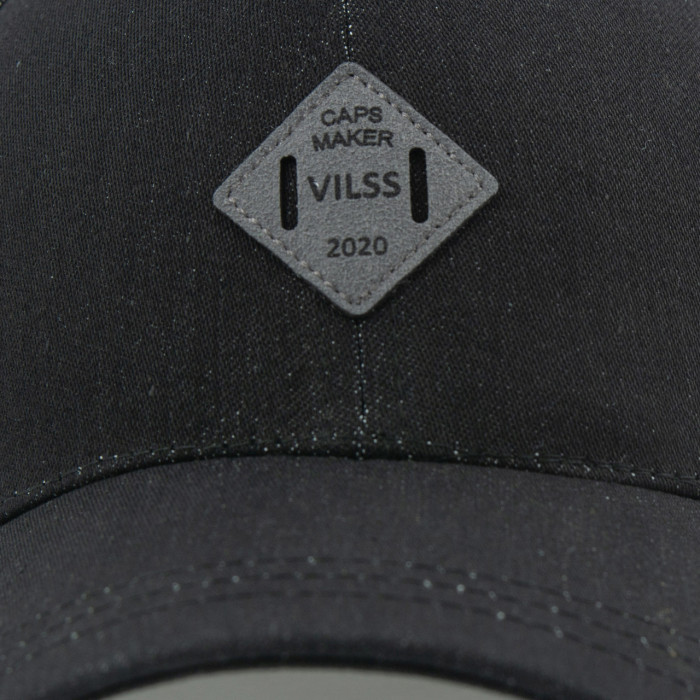 Бейсболка Vilss shevron denim B.TRATTO JStr black v89/13 black (чорна) 59-60