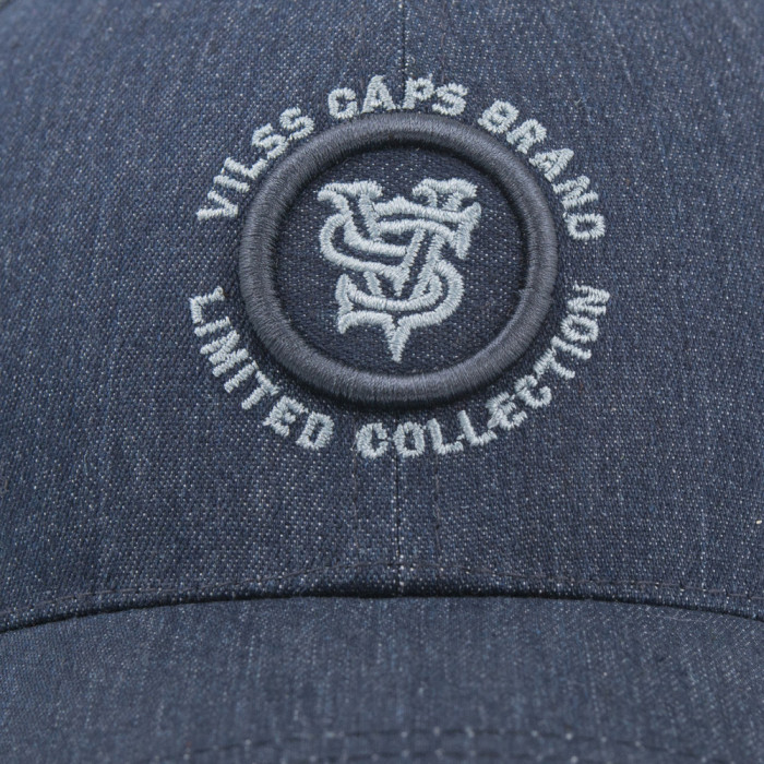 Бейсболка Vilss shevron denim B.TRATTO A18/grey v83 dark blue (т.синій) 59-60
