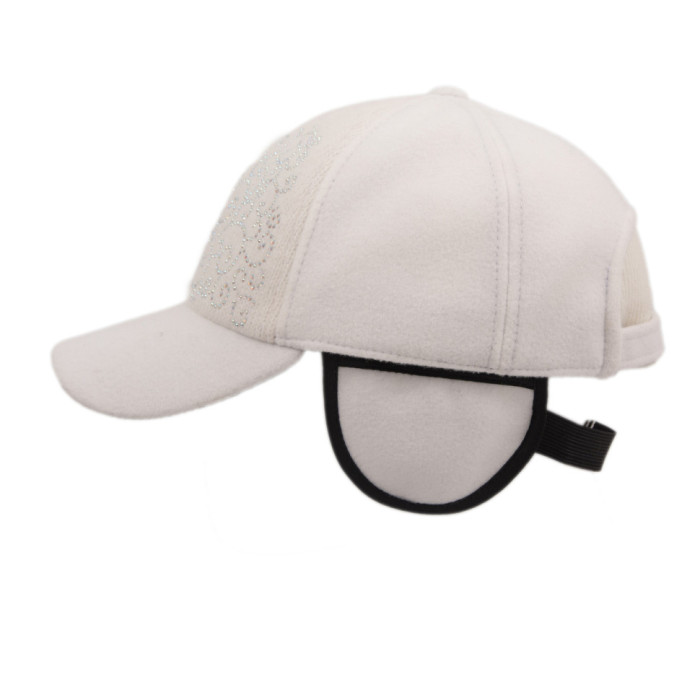 Бейсболка Vilss ALBUSHA Cashemir/Angora Strass white/milk (білий/молоко) 57-59